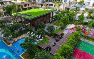 Các tiện ích đã hoàn thiện trong giai đoạn một tại Akari City.