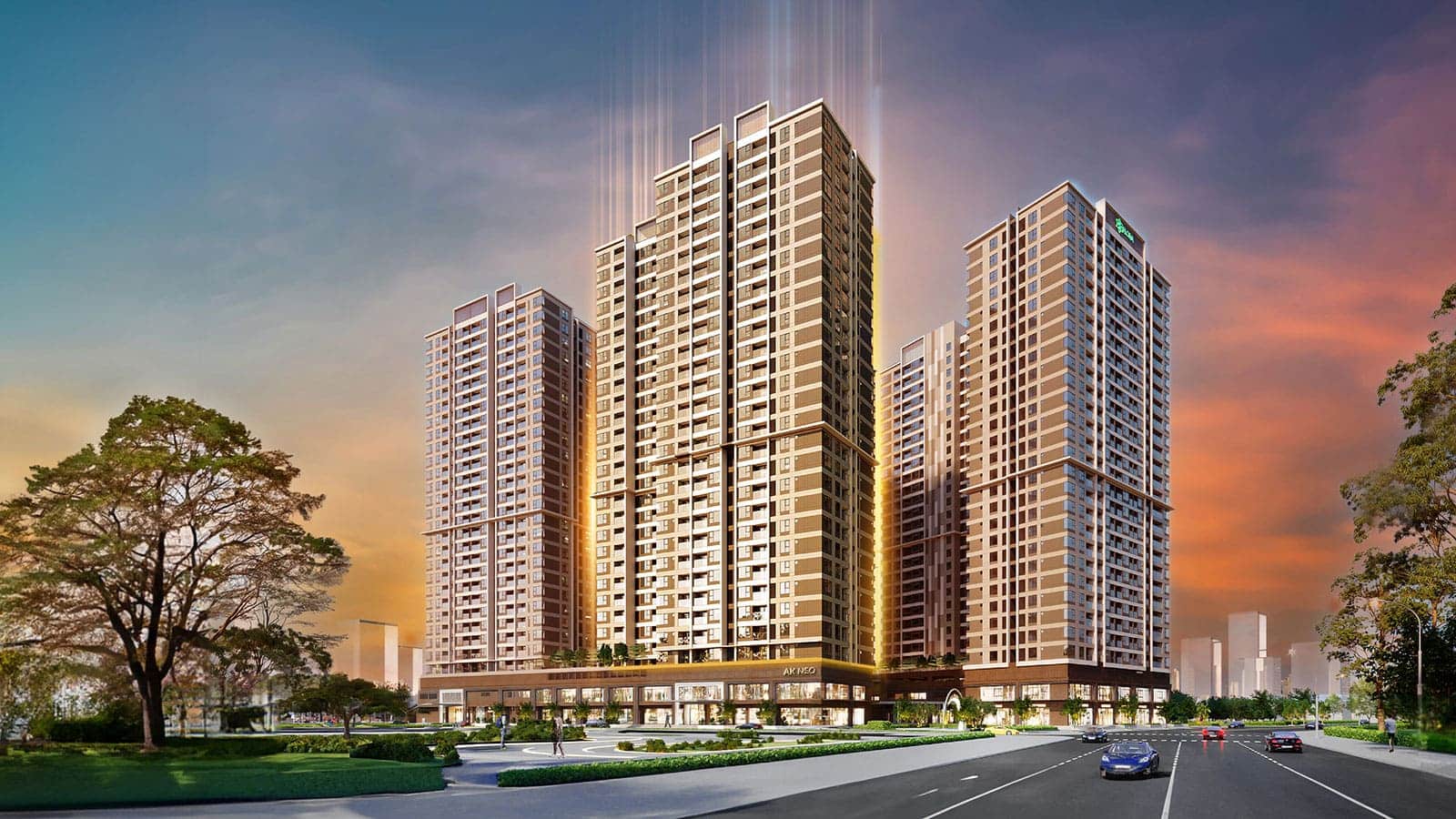 Chất sống hiện đại tại dự án Akari City khu Tây Sài Gòn của Nam Long Group.