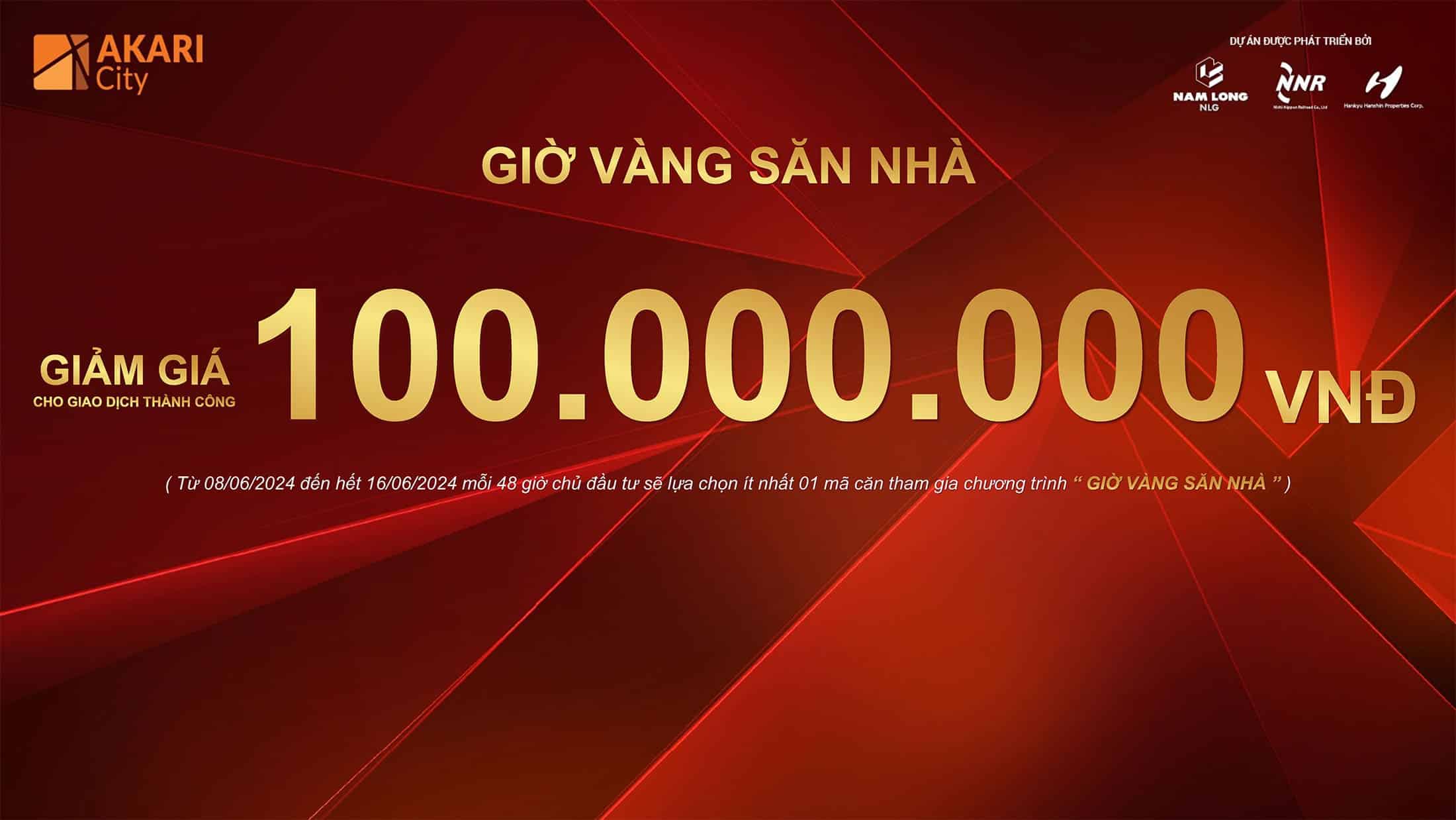 Khách hàng được chiết khấu thêm 100 triệu khi tham gia chương trình "Giờ Vàng Săn Nhà".