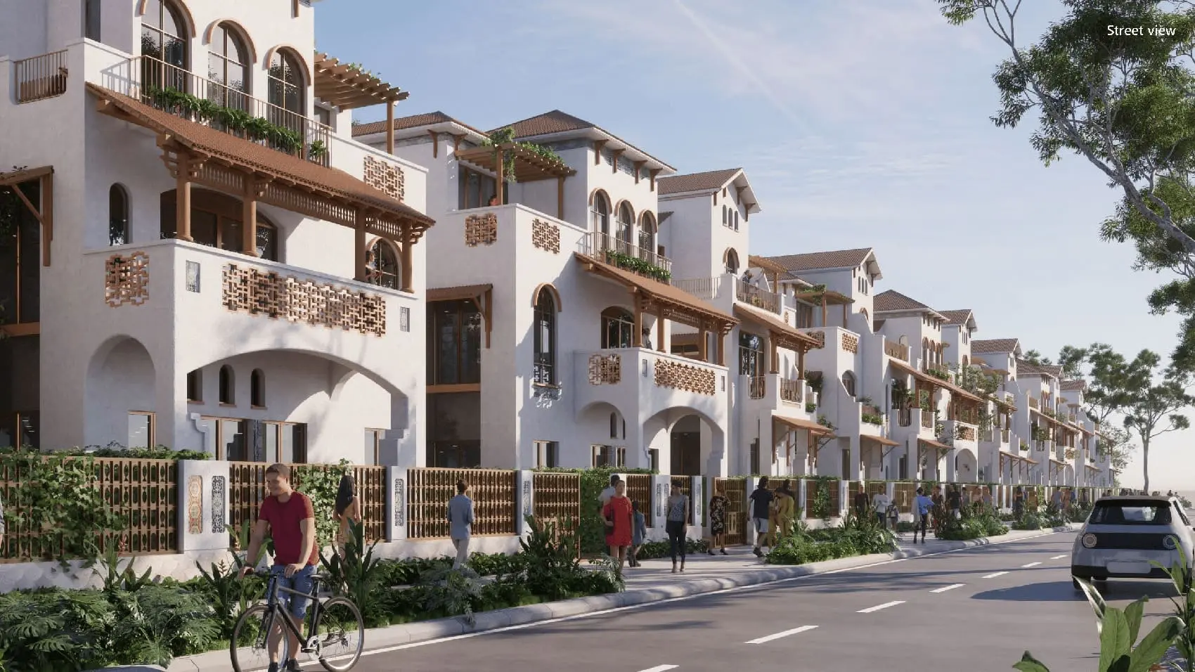 Khu biệt thự Blanca City đẹp sang trọng, mang đậm nét kiến trúc Đông – Tây, tại Vũng Tàu.