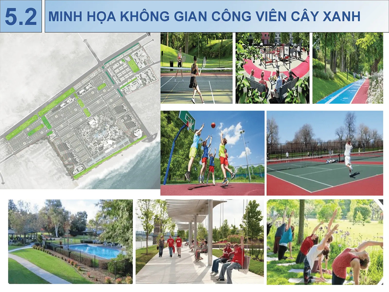 Khu đô thị Sun Group Vũng Tàu với không gian công viên cây xanh và tiện ích công cộng hiện đại.
