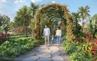Khu sinh thái Vinhomes Green City mang đến cuộc sống xanh mát, hòa quyện cùng thiên nhiên cho mọi gia đình.